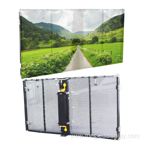 Indoor Rental P3.91 Transparent Led Display Glass Screen